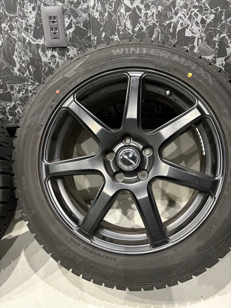 18インチ マットブラック ホイールセット