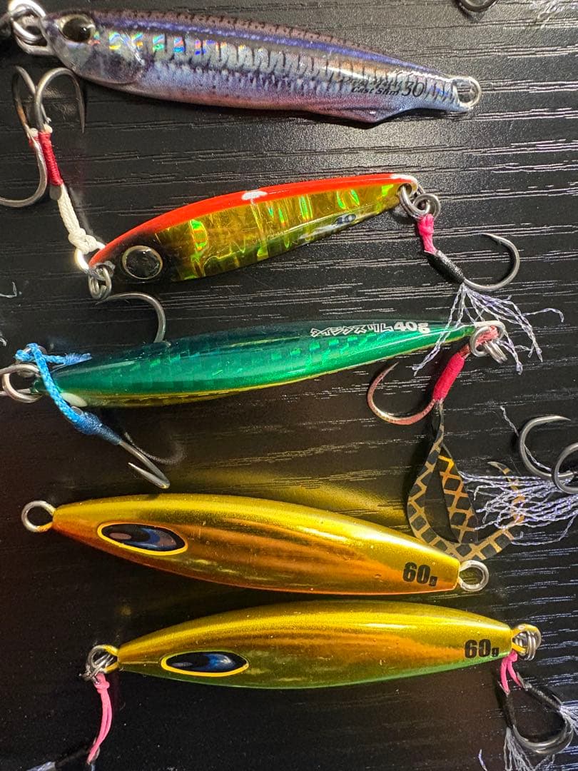 メタルジグセット TGベイト他色々30g 45g60g