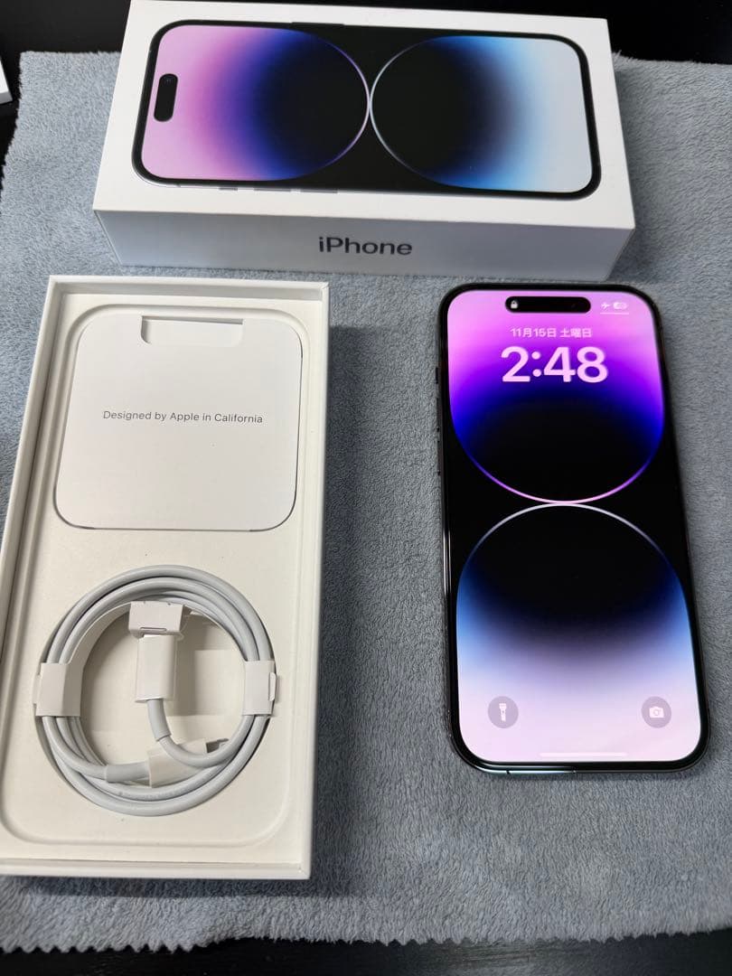 Apple iPhone 14 Pro ディープパープル 本体 SIMフリー
