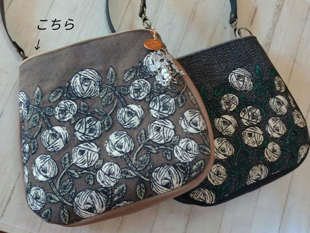 ❀再販❀ハンドメイドஐ..ラウンドショルダーバッグ∂бミナペルホネン⚮̈