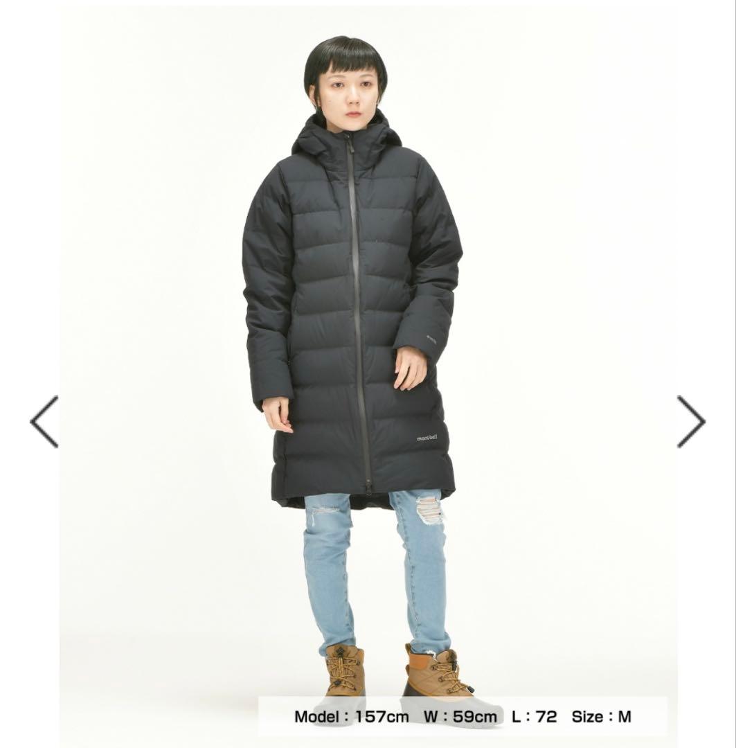 モンベル montbell コルチナダウン ダウンコート ロングダウン M