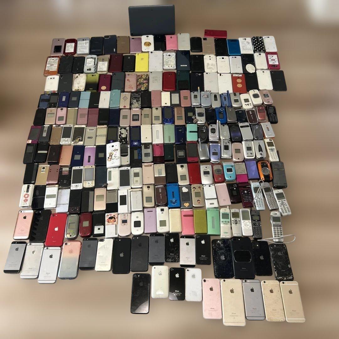 iPhone 28台、ガラ系151台、Android56台のセット　ジャンク