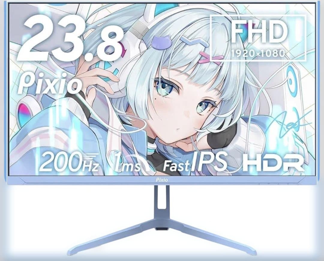 Pixio PX248Wave 23.8インチ 200Hz FHDスピーカー内蔵