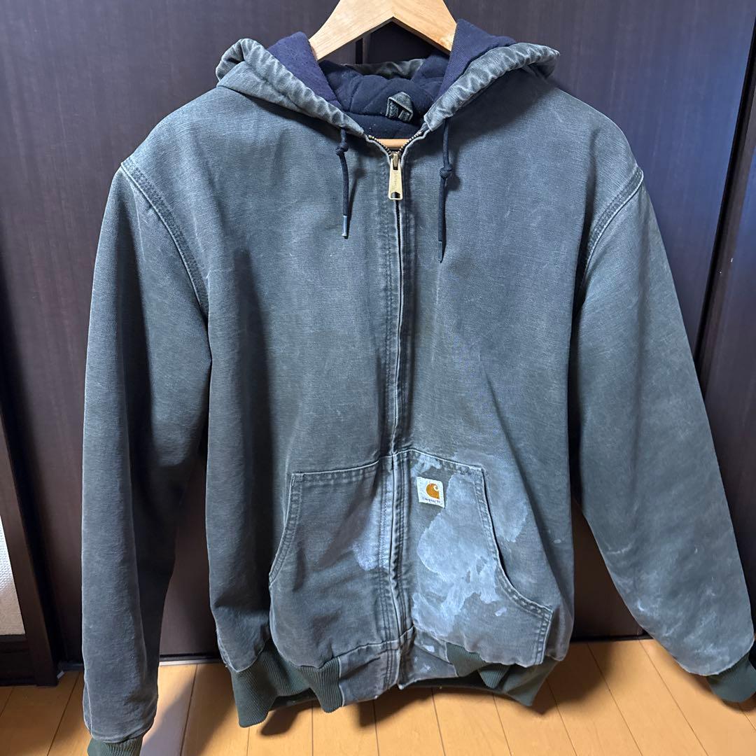 carhartt ダックジャケット　モスグリーン