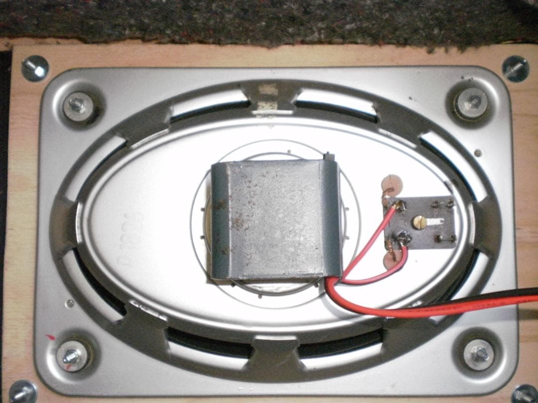 isophon P1826楕円ユニット使用　自作木製ブックシェルフスピーカー