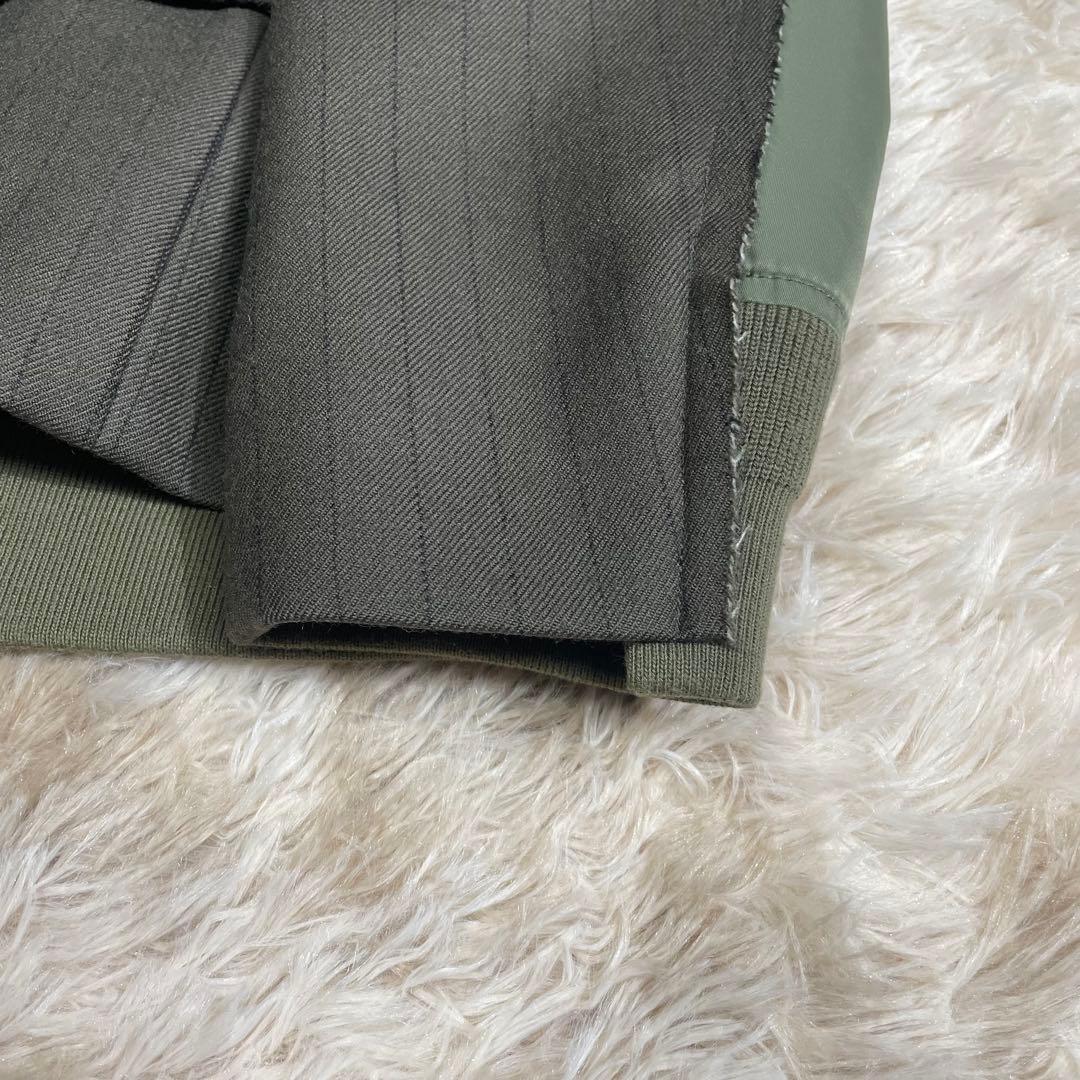 sacai ダブルブレストチョークストライプジャケット　レディース　サカイ