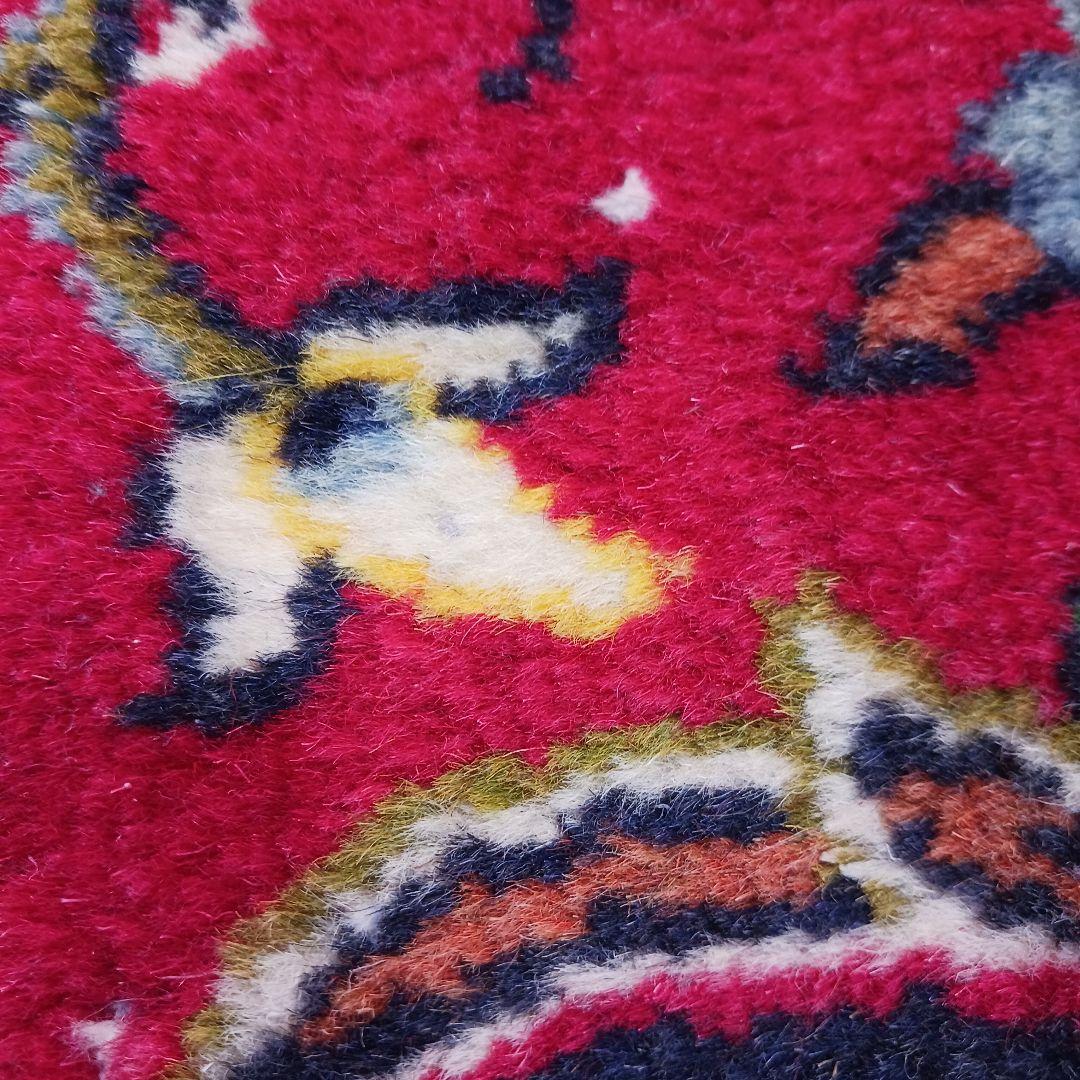 Y3053 高級ペルシャ絨毯 カシャーン産 ウール100% 手織 大判 299㎝