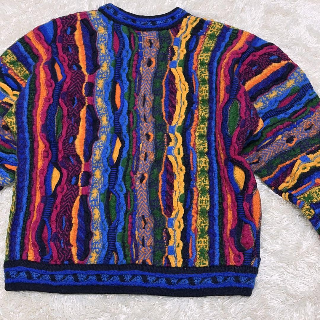 COOGI　クージー　3Dニット　ウール　マルチカラー　オーストラリア製 超厚手