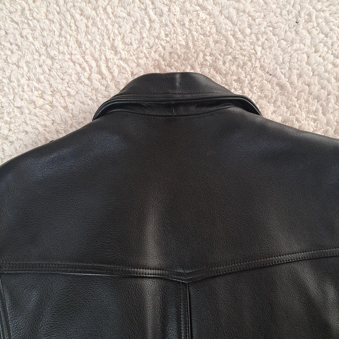 【極美品】 ダブルライダースジャケット 黒 Lサイズ