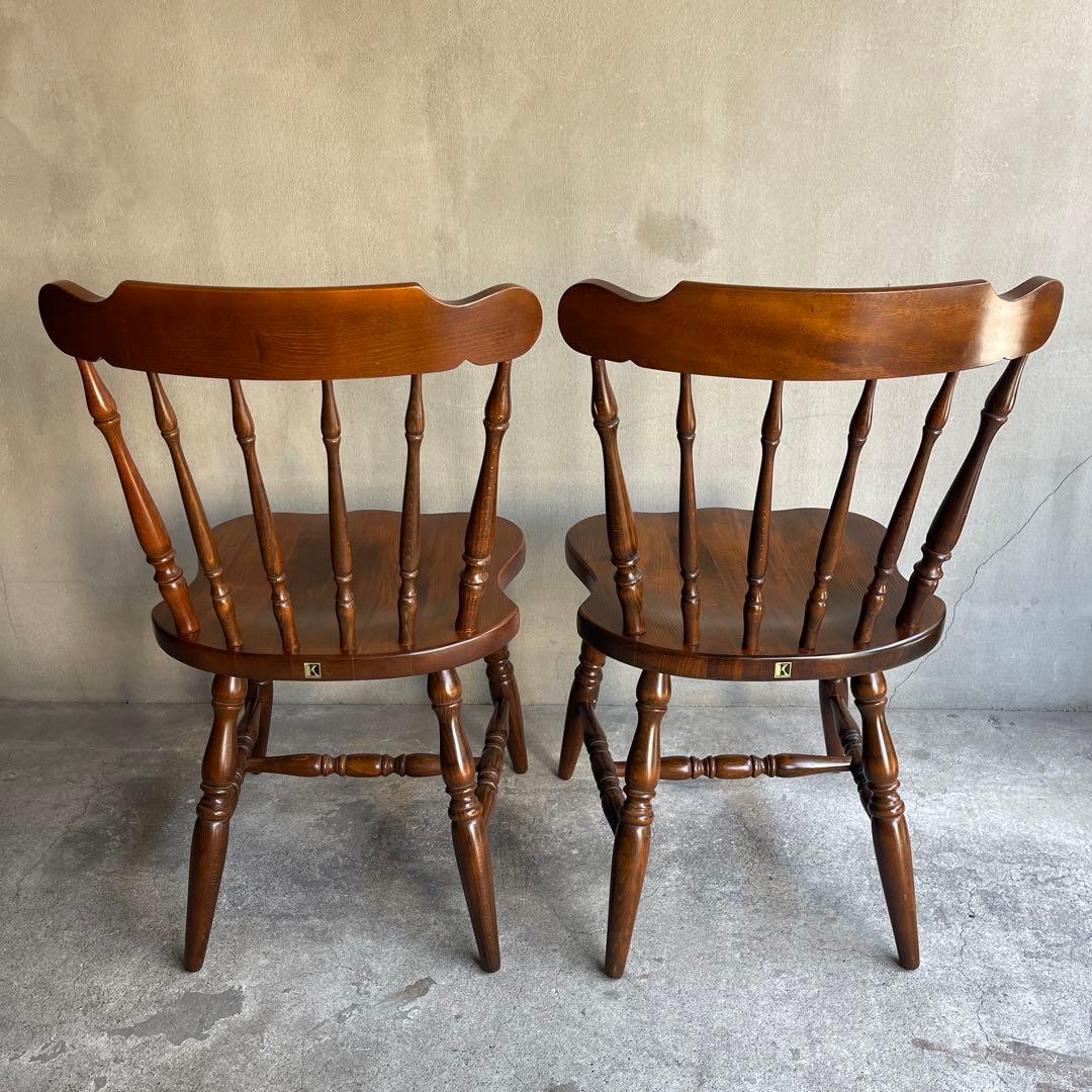 飛騨家具　キツツキ　ウィンザーチェア