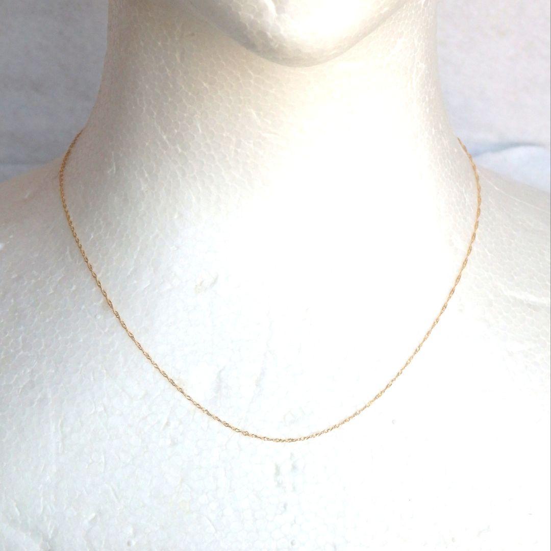 SALE中　k10ネックレス スクリューチェーン 約1㎜幅