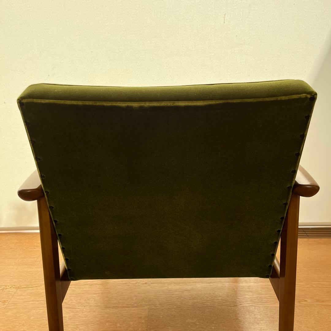 カリモク60　Kチェア　モケットグリーン　おまけ付き