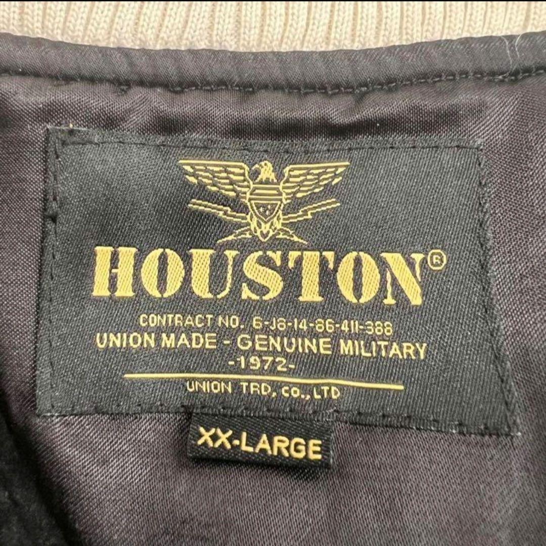 『入手困難』HOUSTON 別珍　スーベニアジャケット　アラスカ　黒　【XXL】