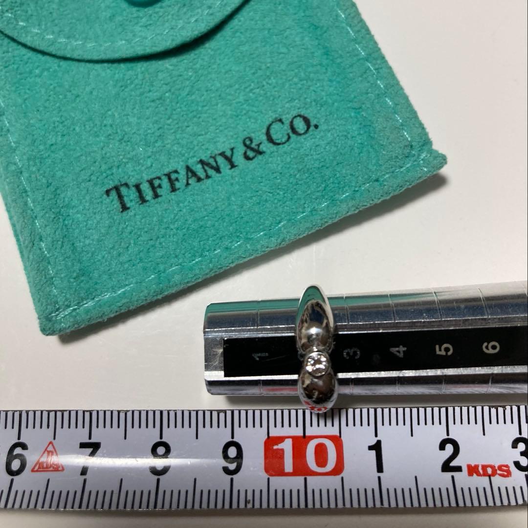 Tiffany ティファニー Pt950 ダイヤモンド ティアドロップ リング