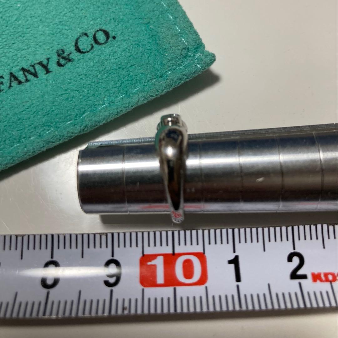 Tiffany ティファニー Pt950 ダイヤモンド ティアドロップ リング