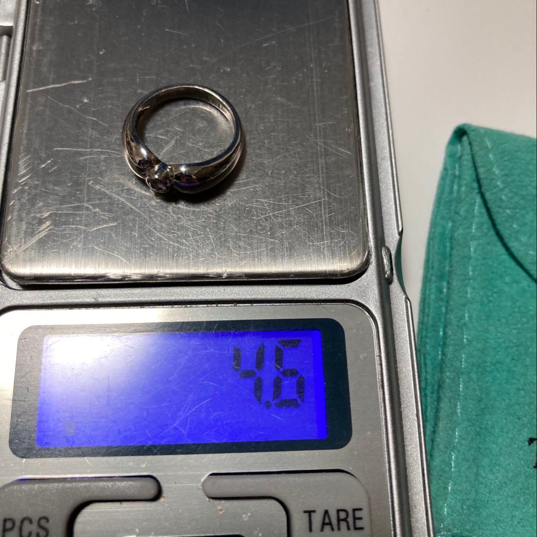 Tiffany ティファニー Pt950 ダイヤモンド ティアドロップ リング