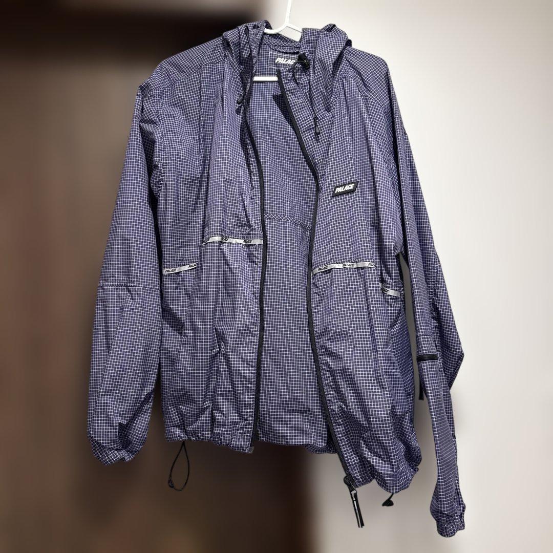 PALACE チェック柄ナイロンジャケット Mサイズ
