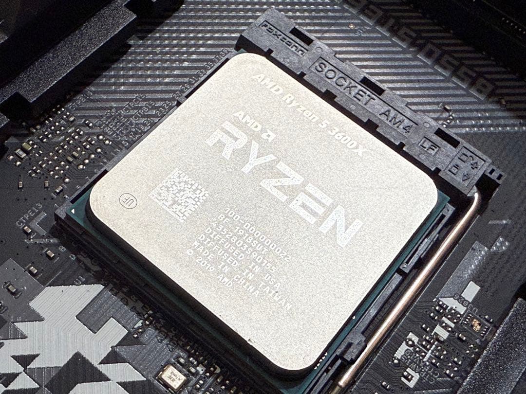 マザーボード Ryzen 5 3600X + ASRock B550 + DDR4 32GB