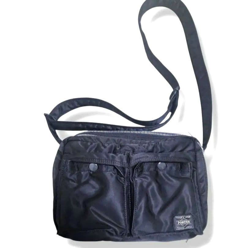 PORTER ブラック タンカー ショルダーバッグ