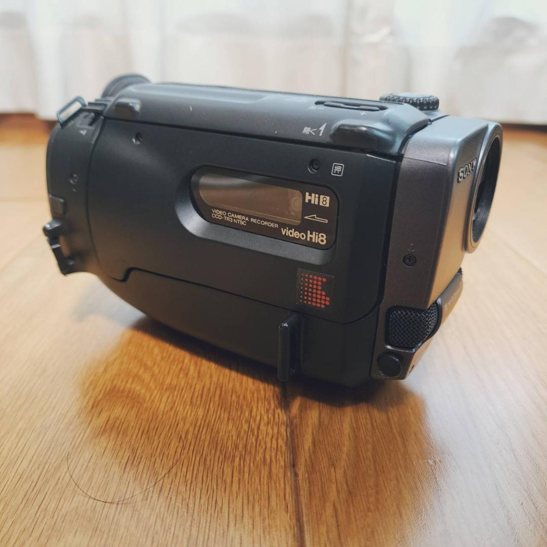 【動作確認済】SONY 高画質 8ミリ Hi8 ビデオカメラ CCD-TR3