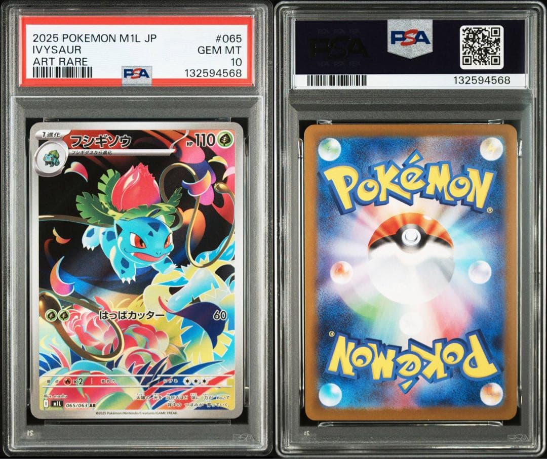 【連番】メガフシギバナex sar psa10 進化ライン　6連番