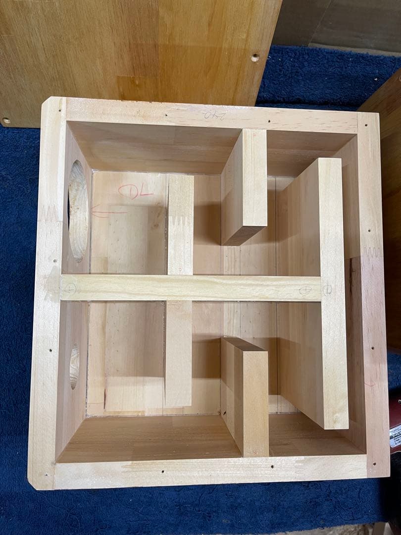 fostex 103NV2 バスレフバックロード　自作スピーカー