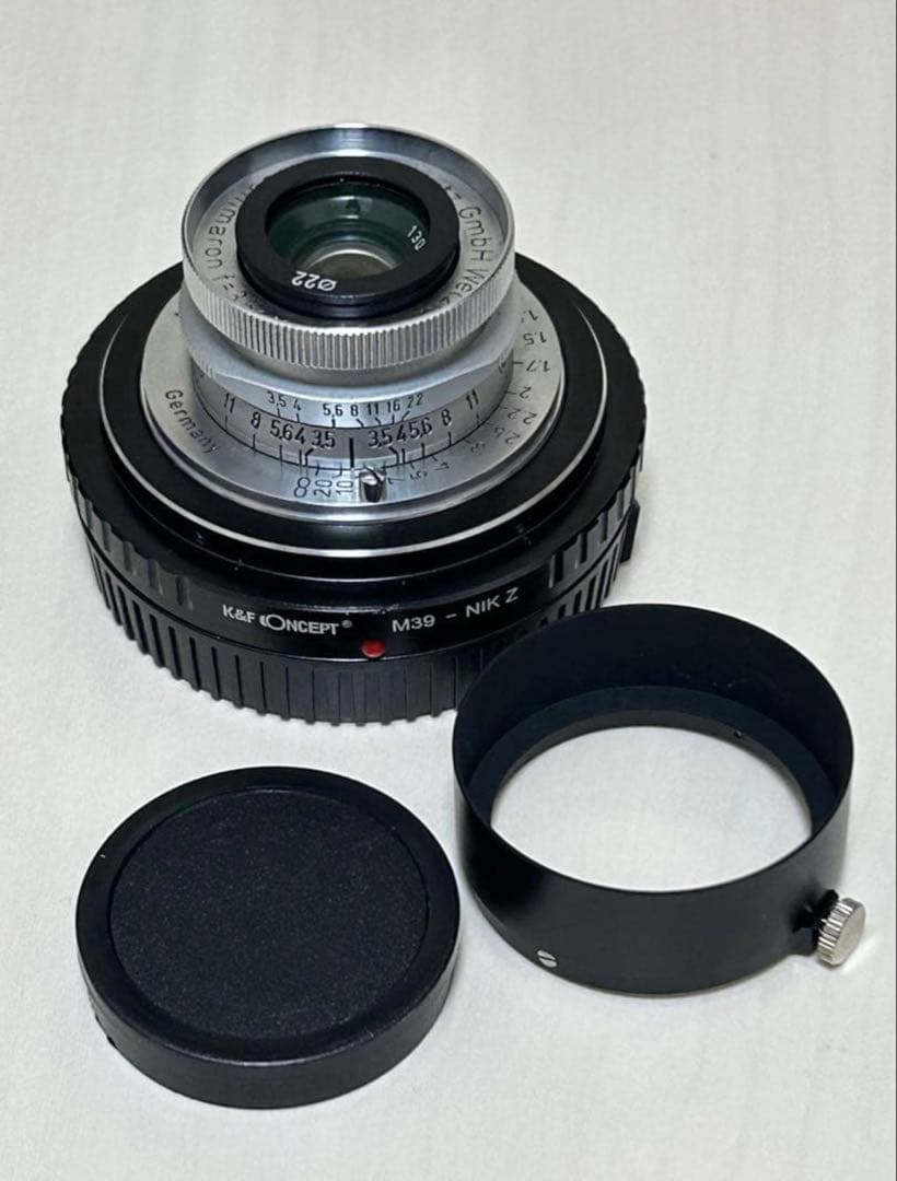 【UNフード.フィルター付】 Leica summaron 35mm f3.5