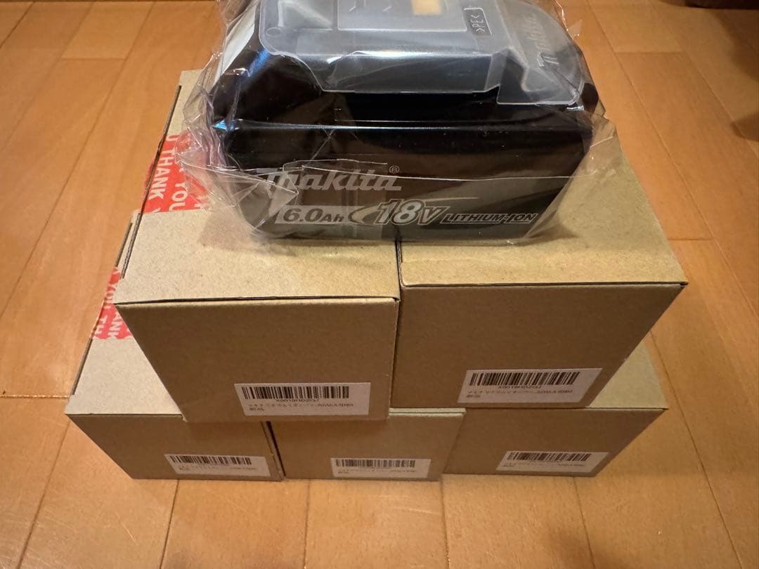 Makita 6.0Ah 18V バッテリー BL1860B 5個セット