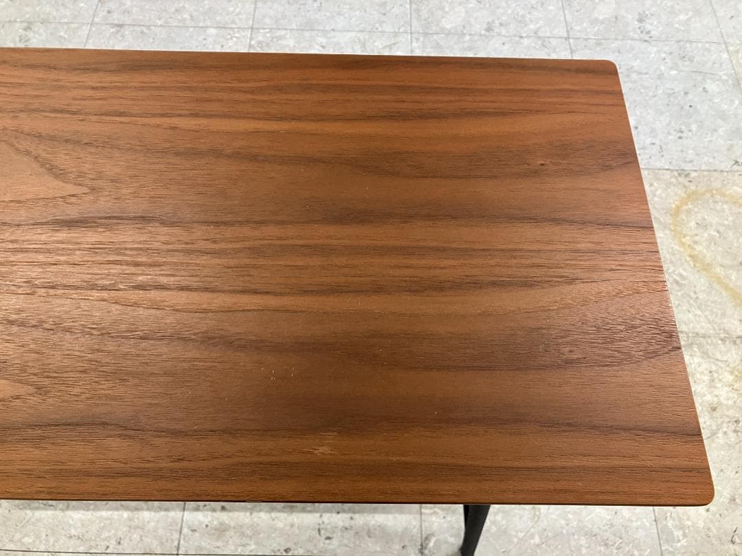 カウンターテーブルセット イス×2 ブラウン