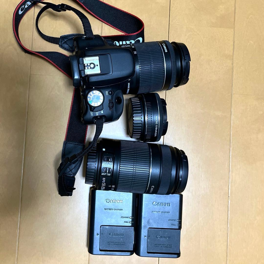 Canon デジタル一眼レフカメラ レンズ3本付き