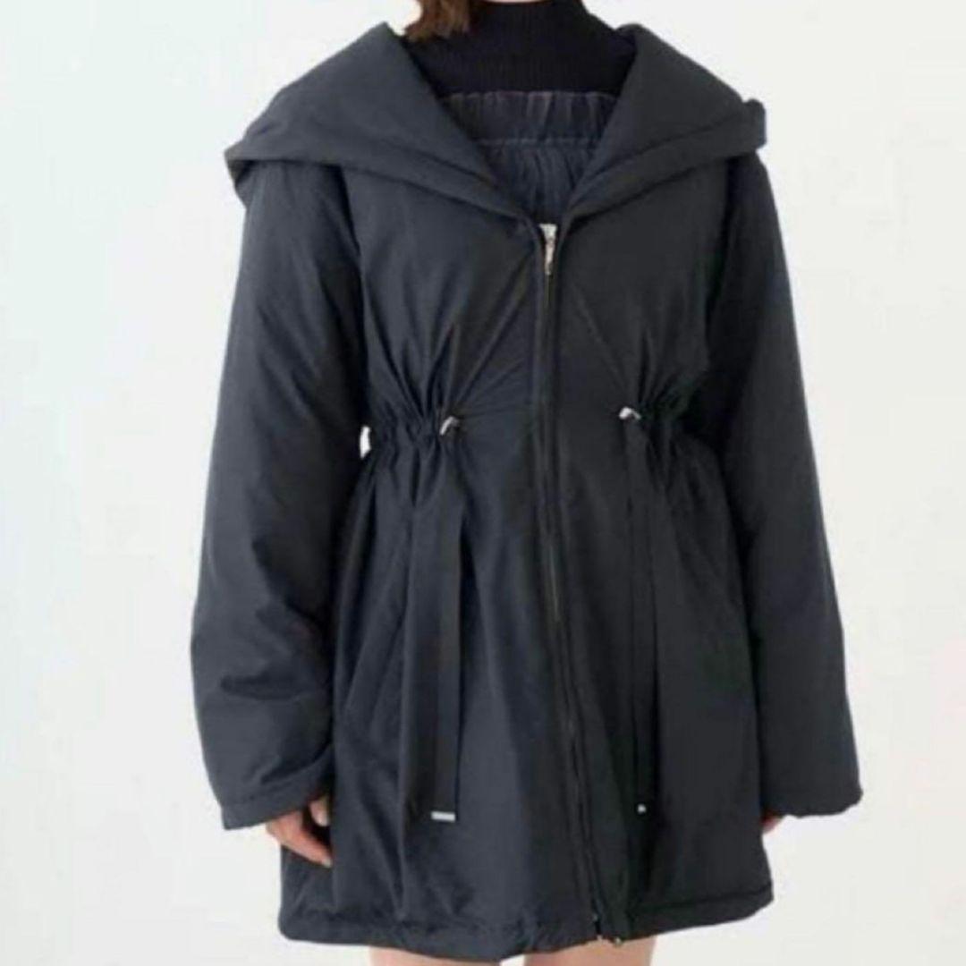 SNIDEL 西川　レディモッズダウンコート ブラック　スナイデル　ダウン