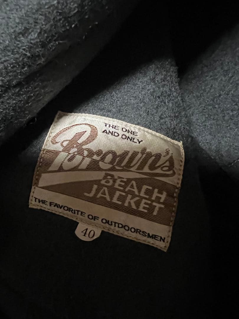 【超美品】BROWN'S BEACH JACKET ベスト　40
