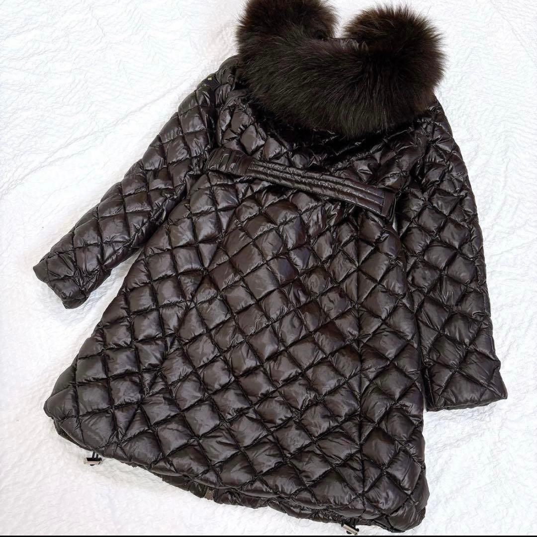 お値下げ✨美品✨TATRAS パルマ　ベルト付　ラクーンファーダウンコート