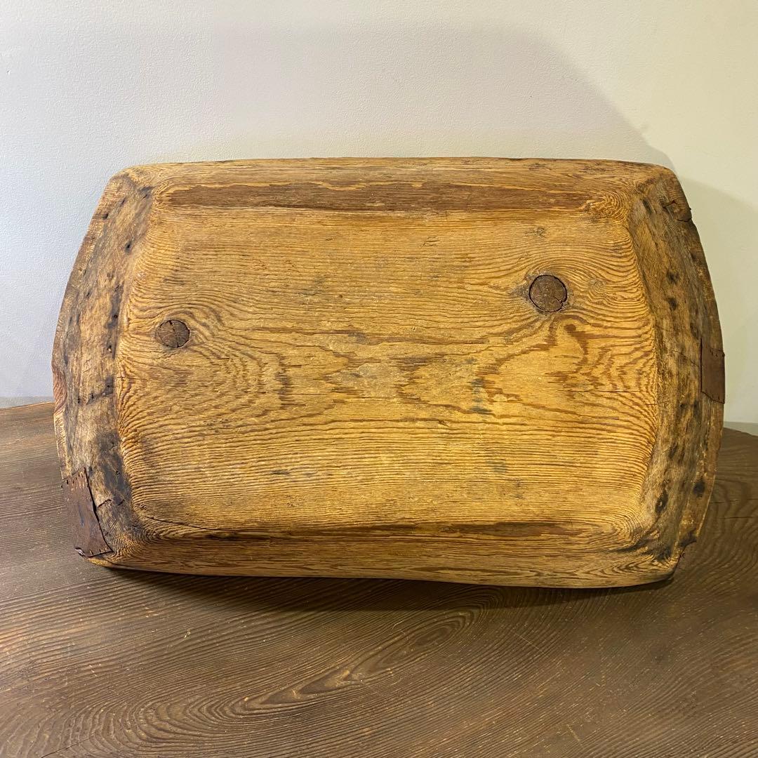 アンティークウッドボウル 大きな木の器