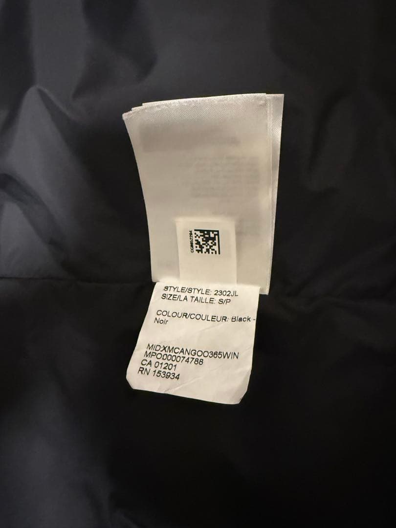 【あやちゃん】値下げ中！【美品】カナダグース マッケンジー ブラック