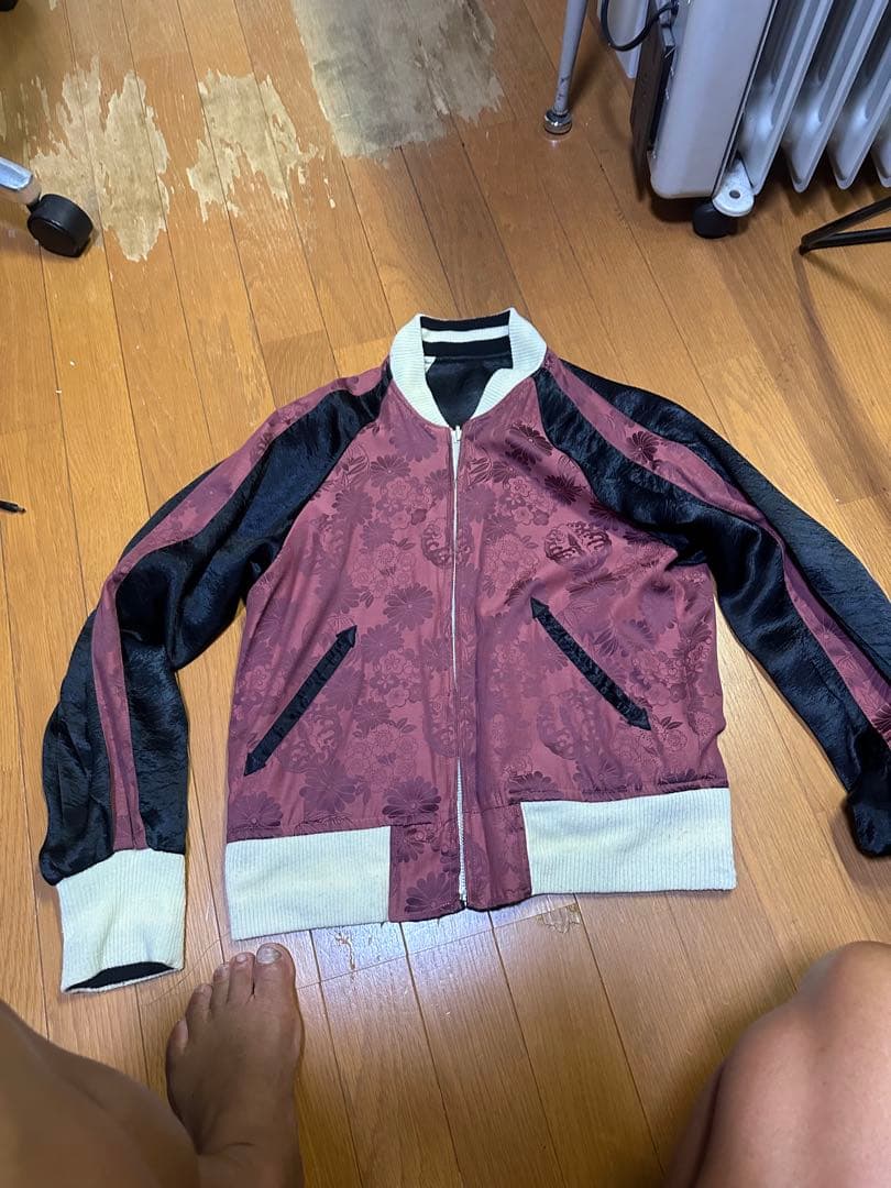 ドライボーンズ　スカジャン　リバーシブル