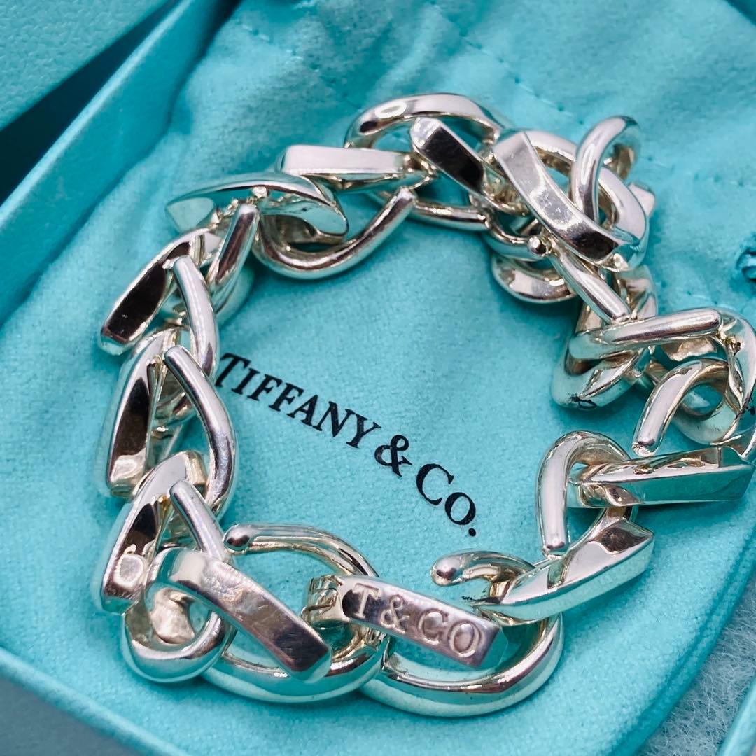 k*o様 極美品✨ ティファニー ブレスレット フォージ ラージ　AG925