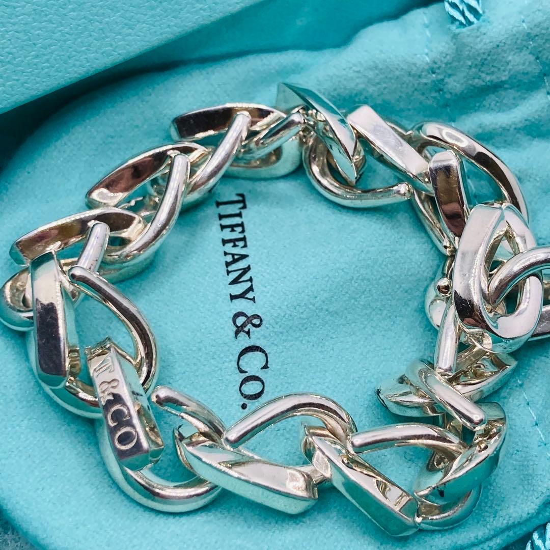 k*o様 極美品✨ ティファニー ブレスレット フォージ ラージ　AG925