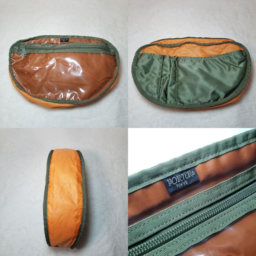 美品　最初期　PORTER タンカー ショルダーバッグ ハーフムーン カーキ