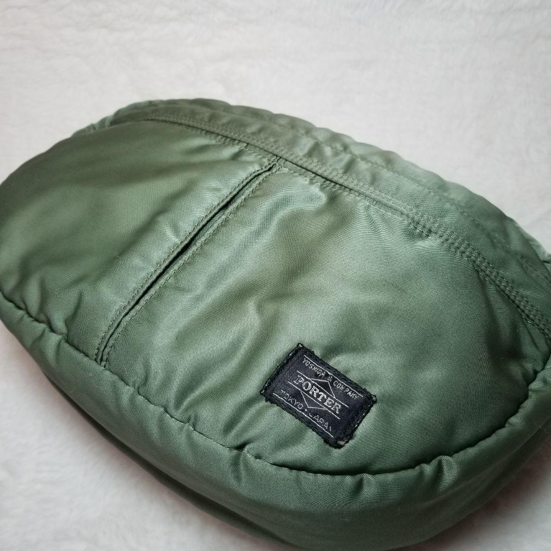 美品　最初期　PORTER タンカー ショルダーバッグ ハーフムーン カーキ
