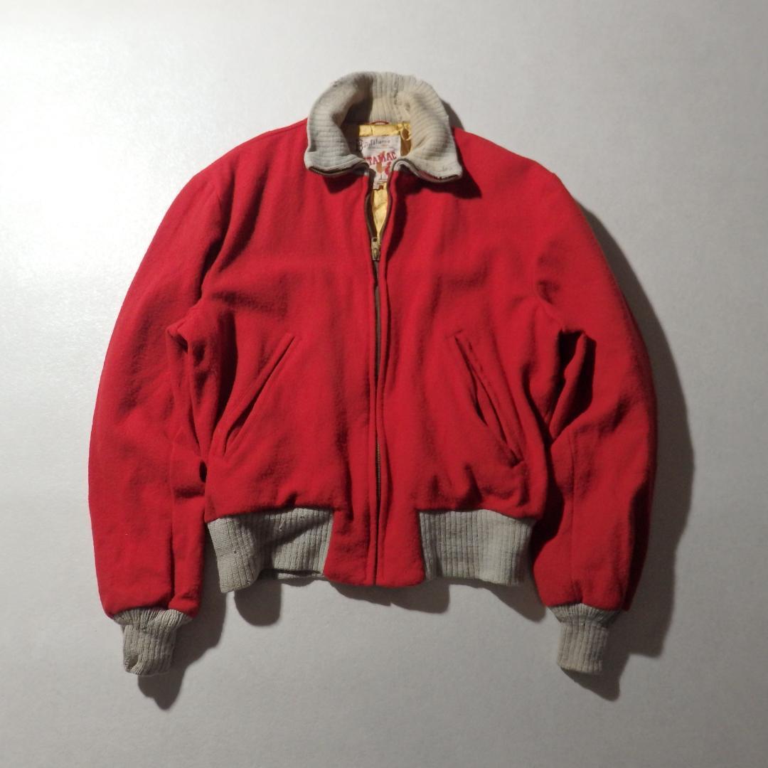 50s 60s BANTAMAC ウールジャケット CROWNジッパー