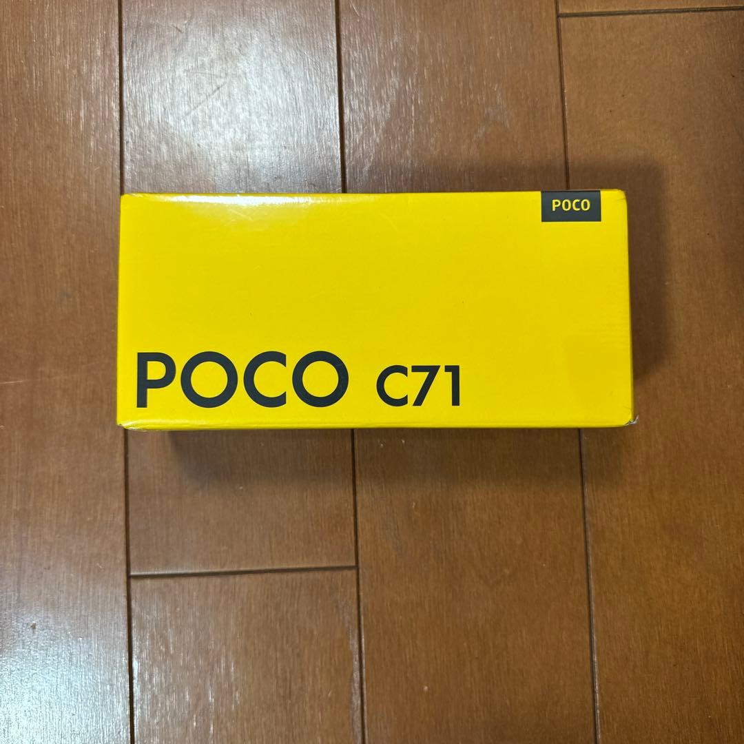 スマートフォン本体 POCO C71 4GB 128GB