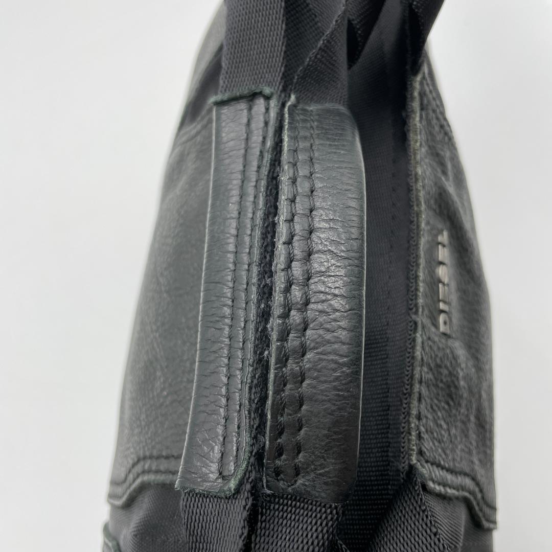 良品 DIESEL トートバッグ レザー ブラック