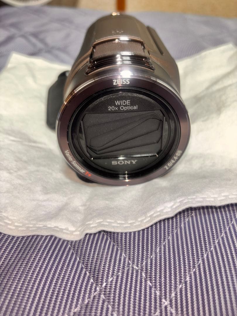 SONY4K ビデオカメラ FDR-AX45A ブロンズブラウン予備バッテリー有