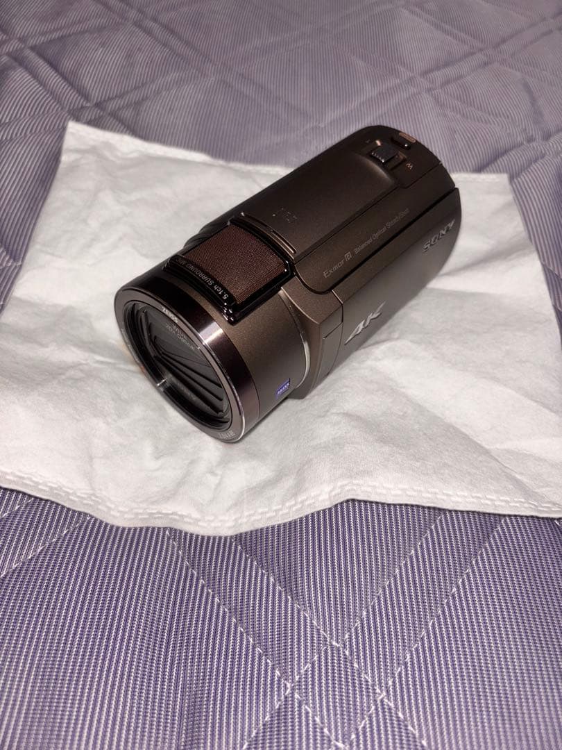 SONY4K ビデオカメラ FDR-AX45A ブロンズブラウン予備バッテリー有