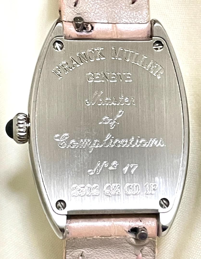 2025　国内ギャラ 完備　定価126万　フランクミュラー　プティ　ダイヤ　時計