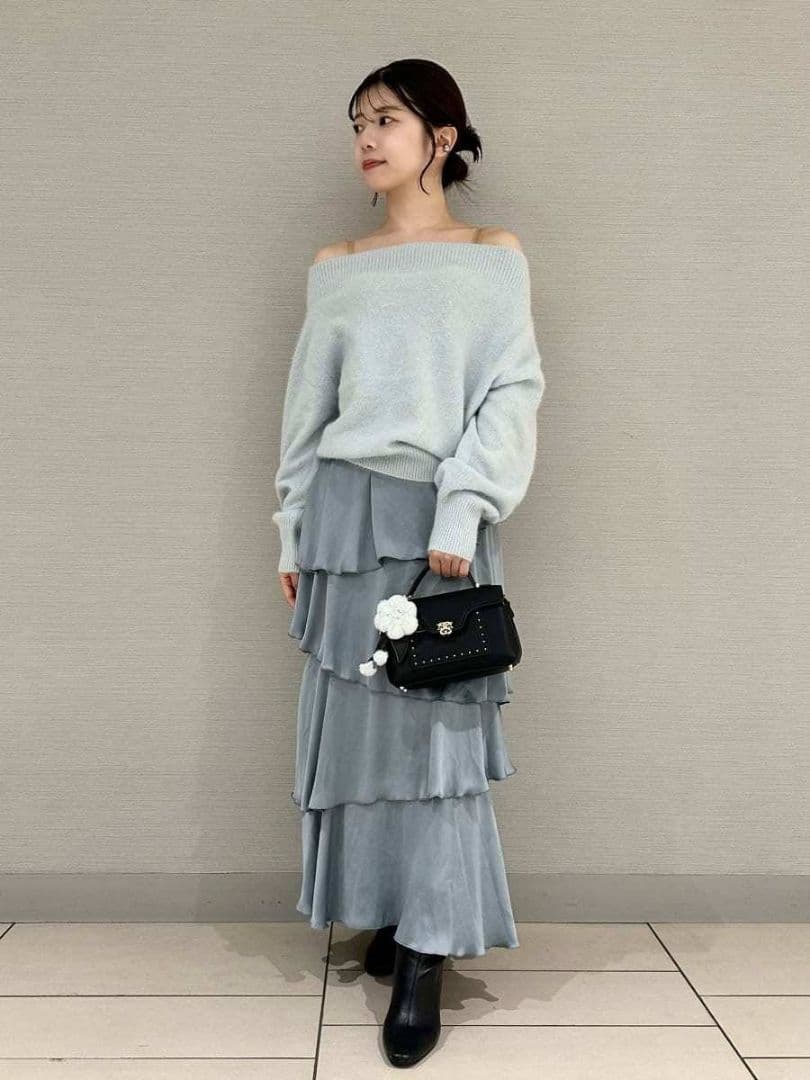 【2025AW今季新作】フォックスアルパカオフショルプルオーバー SNIDEL