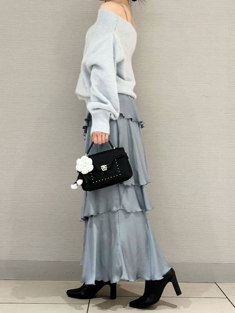 【2025AW今季新作】フォックスアルパカオフショルプルオーバー SNIDEL