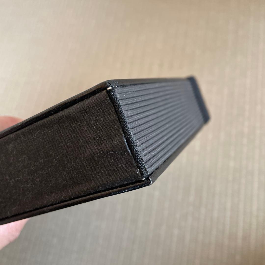 BOOKNITURE ブックニチュア 折りたたみ椅子 スツール レザーブラック黒