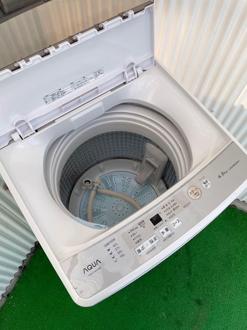881 訳あり 格安‼️ アクア 4.5kg洗濯機 一人暮らし 単身 ジャンク品